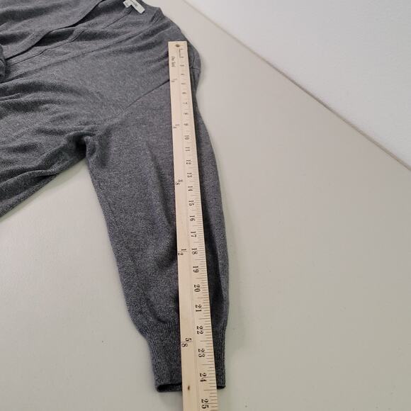 Madwell Women's Coffeehouse Cardigan Open Front Pockets Size Large Gray F04610 - Picture 8 of 9